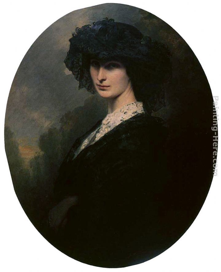 Franz Xavier Winterhalter Jadwiga Potocka, Countess Branicka